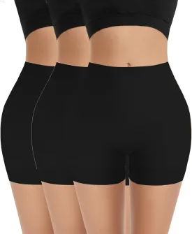 3 Pack Slip Shorts for Women Under Dresses, Seamless Anti Chafing Shorts Summer