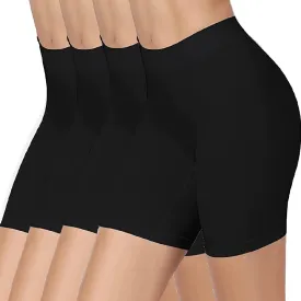 3 Pack Slip Shorts for Women Under Dresses, Seamless Anti Chafing Shorts Summer