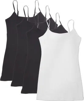 4 Pack Active Basic Women's Basic Tank Tops