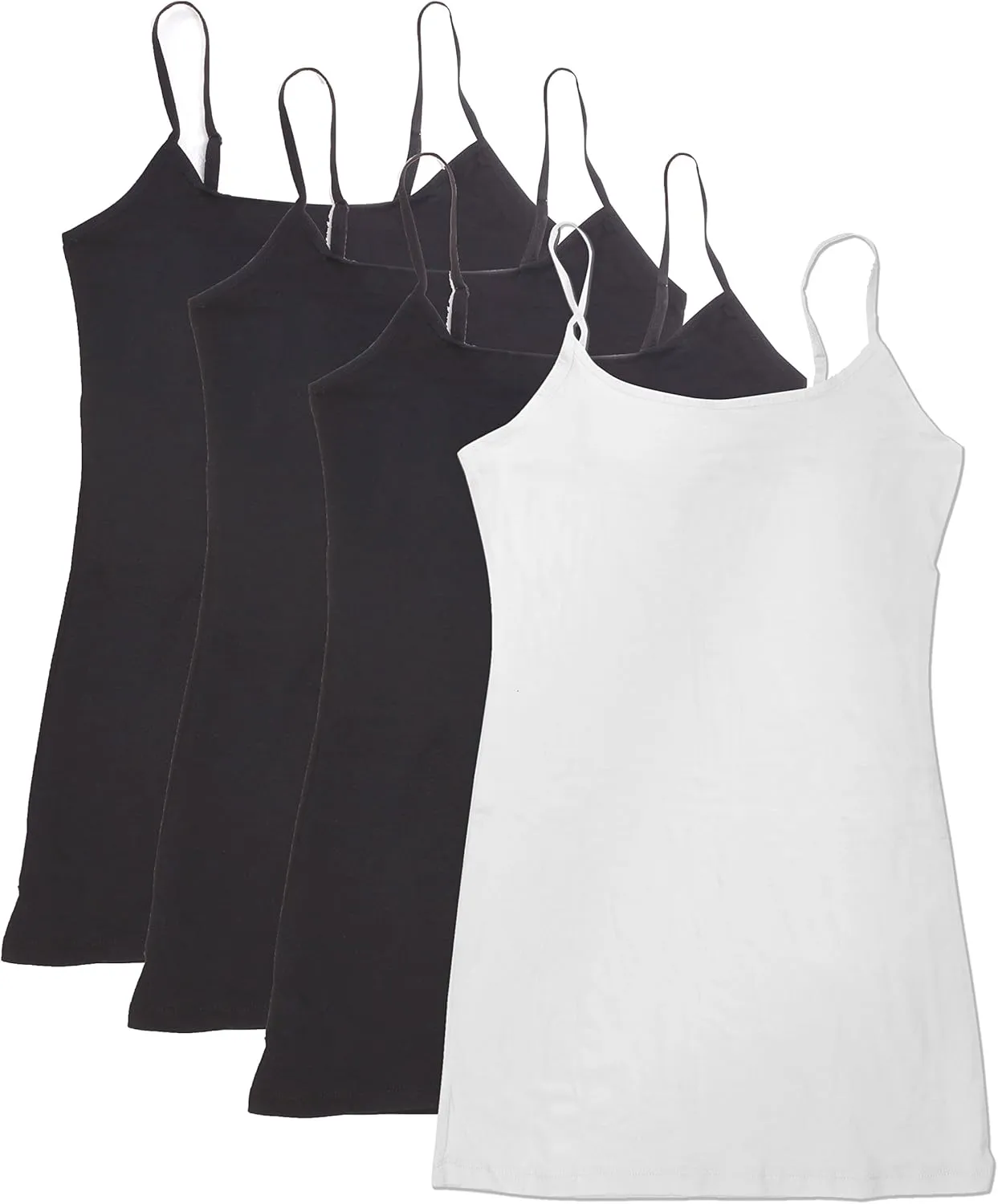 4 Pack Active Basic Women's Basic Tank Tops