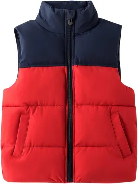 AIEOE Little Girls Boys Down Vest Puffer Sleeveless Outfit Coat