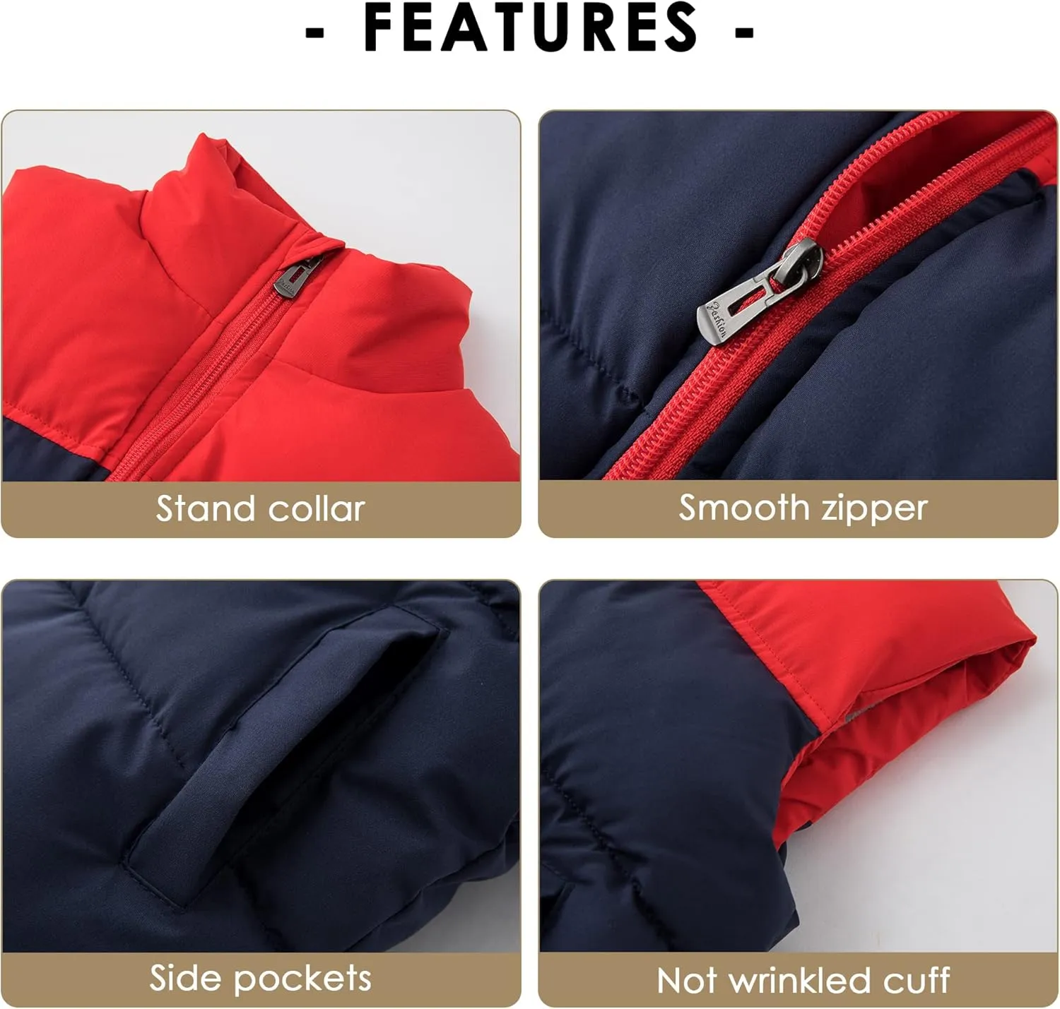 AIEOE Little Girls Boys Down Vest Puffer Sleeveless Outfit Coat