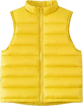 AIEOE Little Girls Boys Down Vest Puffer Sleeveless Outfit Coat