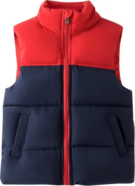 AIEOE Little Girls Boys Down Vest Puffer Sleeveless Outfit Coat
