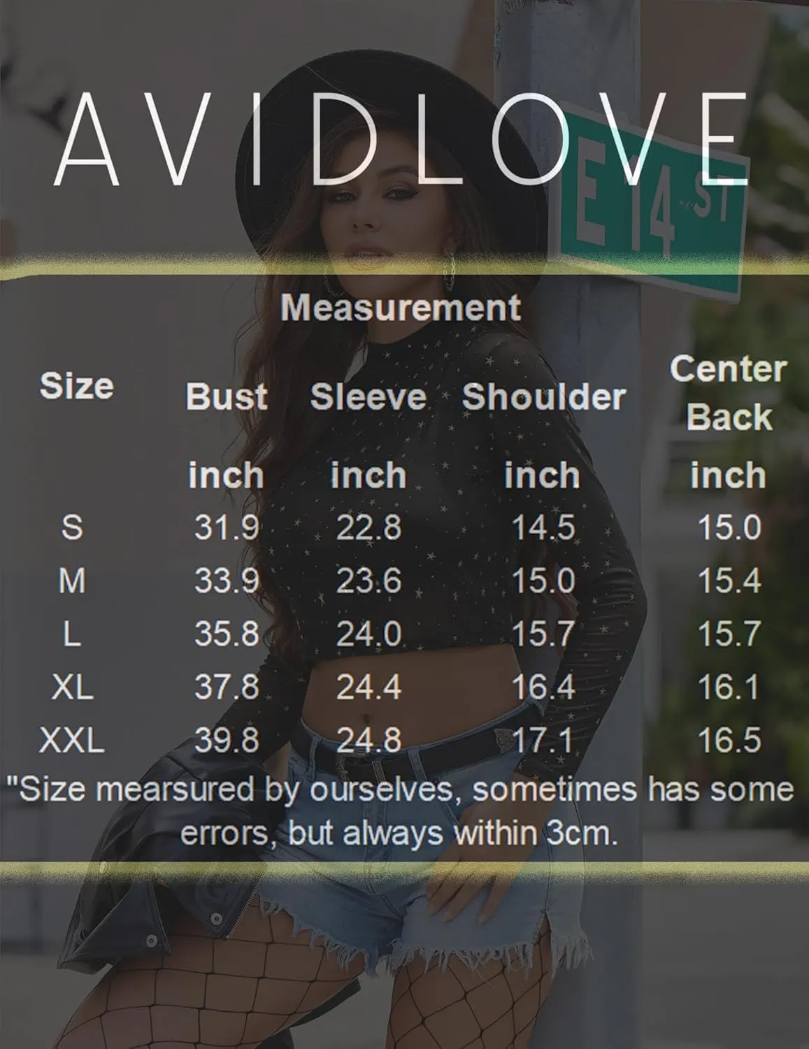 Avidlove Mesh Top Mesh Crop Top for Women Y2K Long Sleeve Mock Neck Top S-XXL