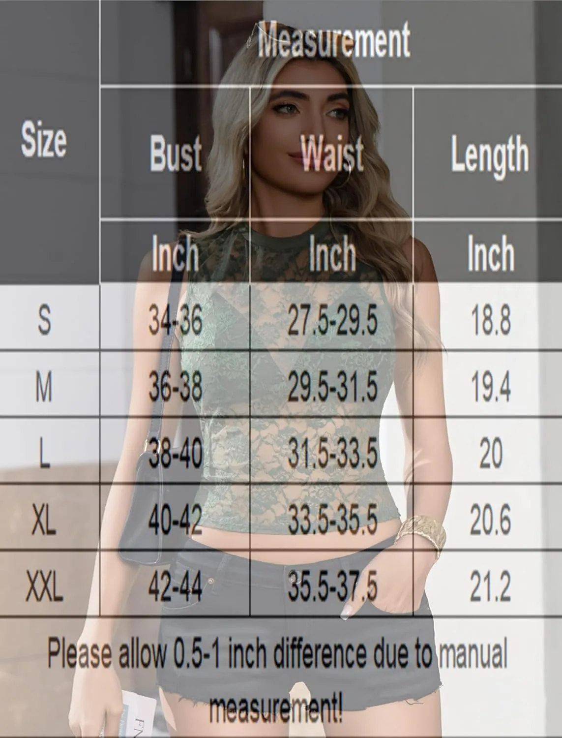 Avidlove Sexy Lace Top for Women Sleeveless Mesh Sheer Tops Mock Neck Lace Floral See Through Tank Blouses Shirts