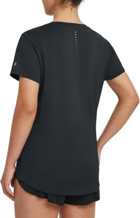baleaf Women's Running Shirts Short Sleeve Workout Athletic Tops Moisture Wicking Quick Dry Exercise Hiking UV Sun Shirt