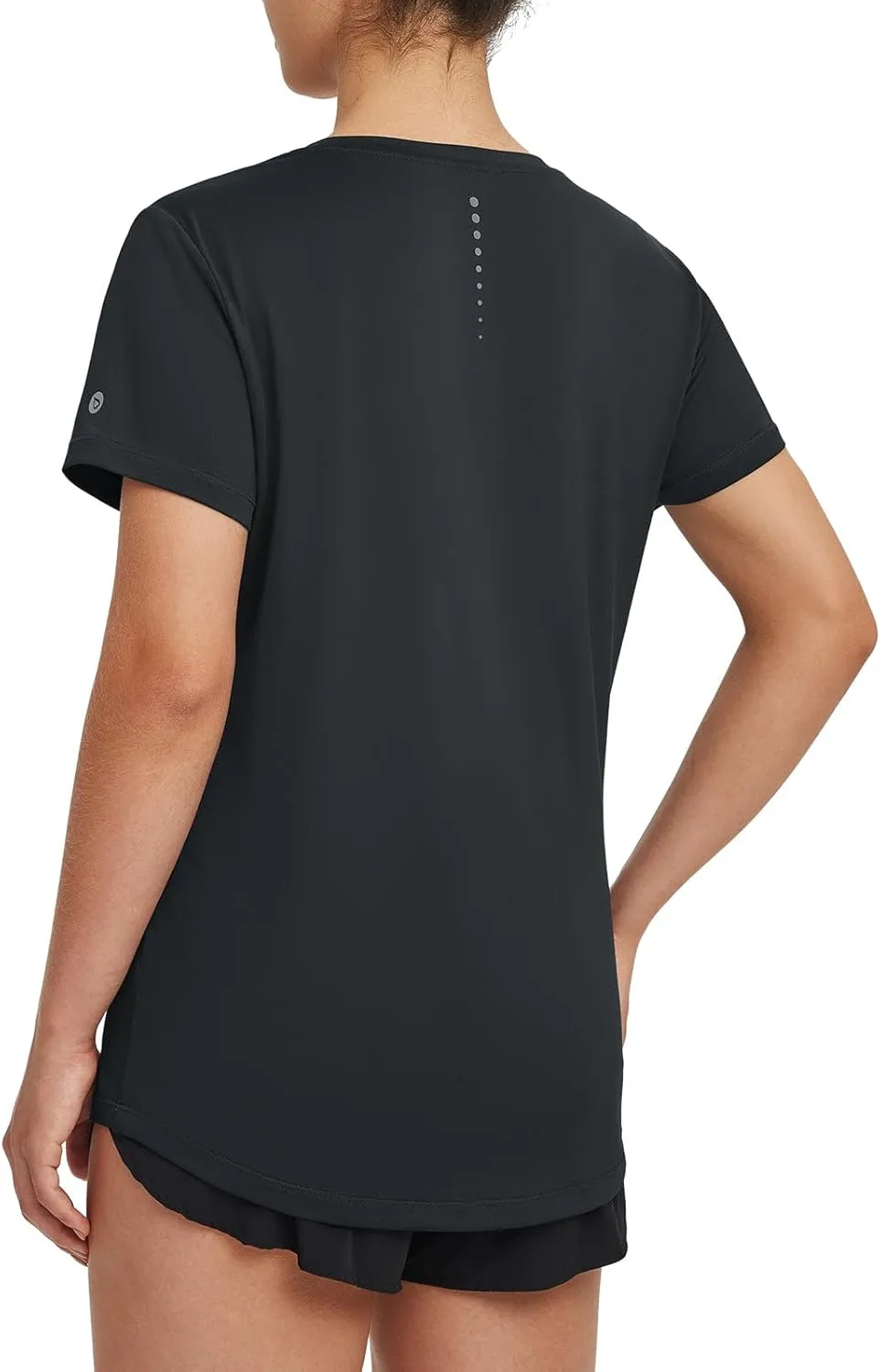baleaf Women's Running Shirts Short Sleeve Workout Athletic Tops Moisture Wicking Quick Dry Exercise Hiking UV Sun Shirt
