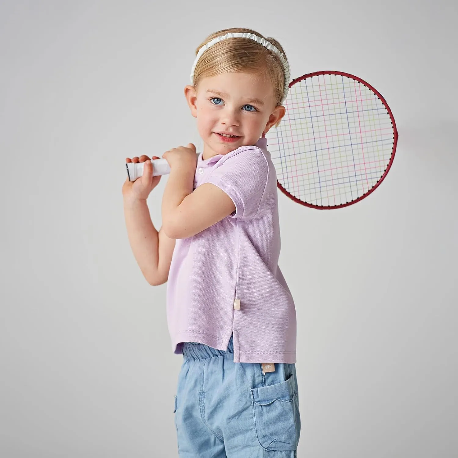 DAVE&BELLA Girls Short Sleeve Golf Polo Shirts Quick Dry Athletic Tops Tennis Shirts Girl School Uniform Tops for Aged 1-8
