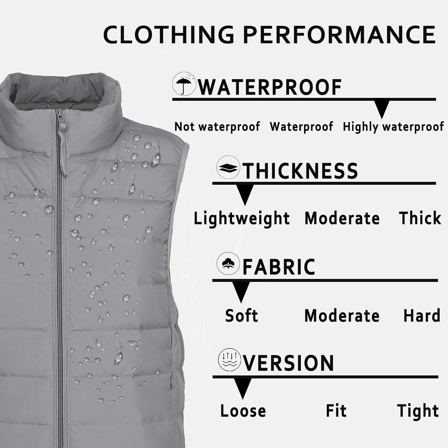 ELFJOY Winter Puffer Vest Women Lightweight Sleeveless Down Vest Stand Collar Womens Vests Outerwear Zip up Padded Gielt