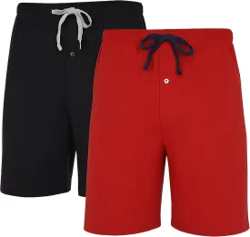 Hanes Mens 2 Pack Cotton Sleep Short, 7.5" Inseam, Comfortable and Breathable, Assorted Colors