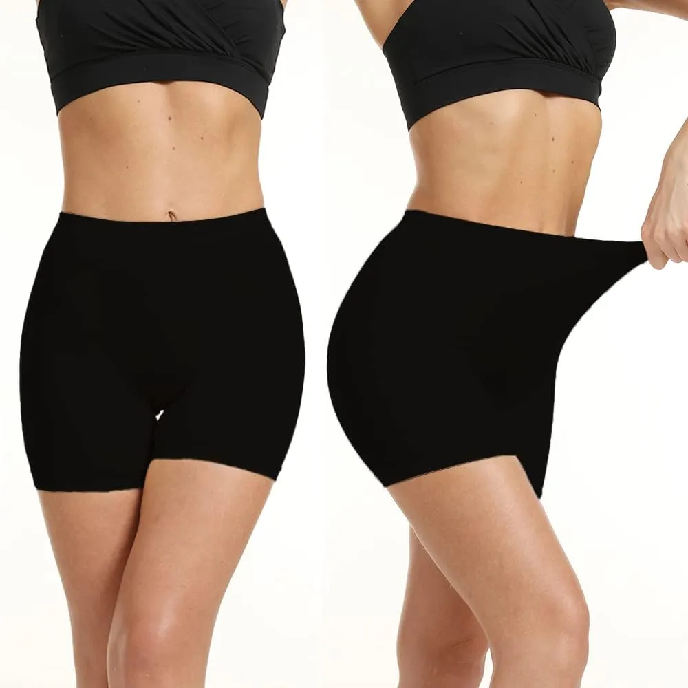 LALESTE Slip Shorts Womens Under Dress Seamless Smooth Anti Chafing Bike Shorts Boy Shorts Underwear Boxer Briefs