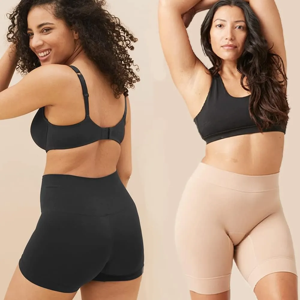 LALESTE Slip Shorts Womens Under Dress Seamless Smooth Anti Chafing Bike Shorts Boy Shorts Underwear Boxer Briefs