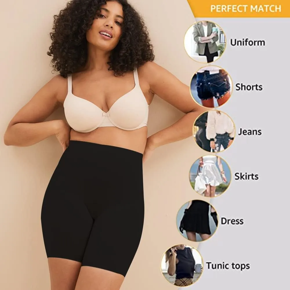 LALESTE Slip Shorts Womens Under Dress Seamless Smooth Anti Chafing Bike Shorts Boy Shorts Underwear Boxer Briefs