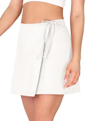 ODODOS Wrap Skorts for Women Built-in Shorts High Waist Tennis Skirts with Pockets for Casual Athletic Golf