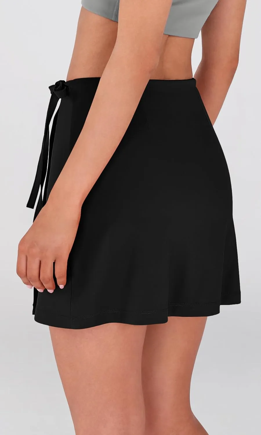 ODODOS Wrap Skorts for Women Built-in Shorts High Waist Tennis Skirts with Pockets for Casual Athletic Golf