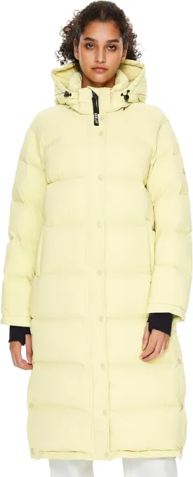 Orolay Women's Maxi Puffer Jacket Winter Warm Down Coat Casual Loose Jacket with Detachable Hood