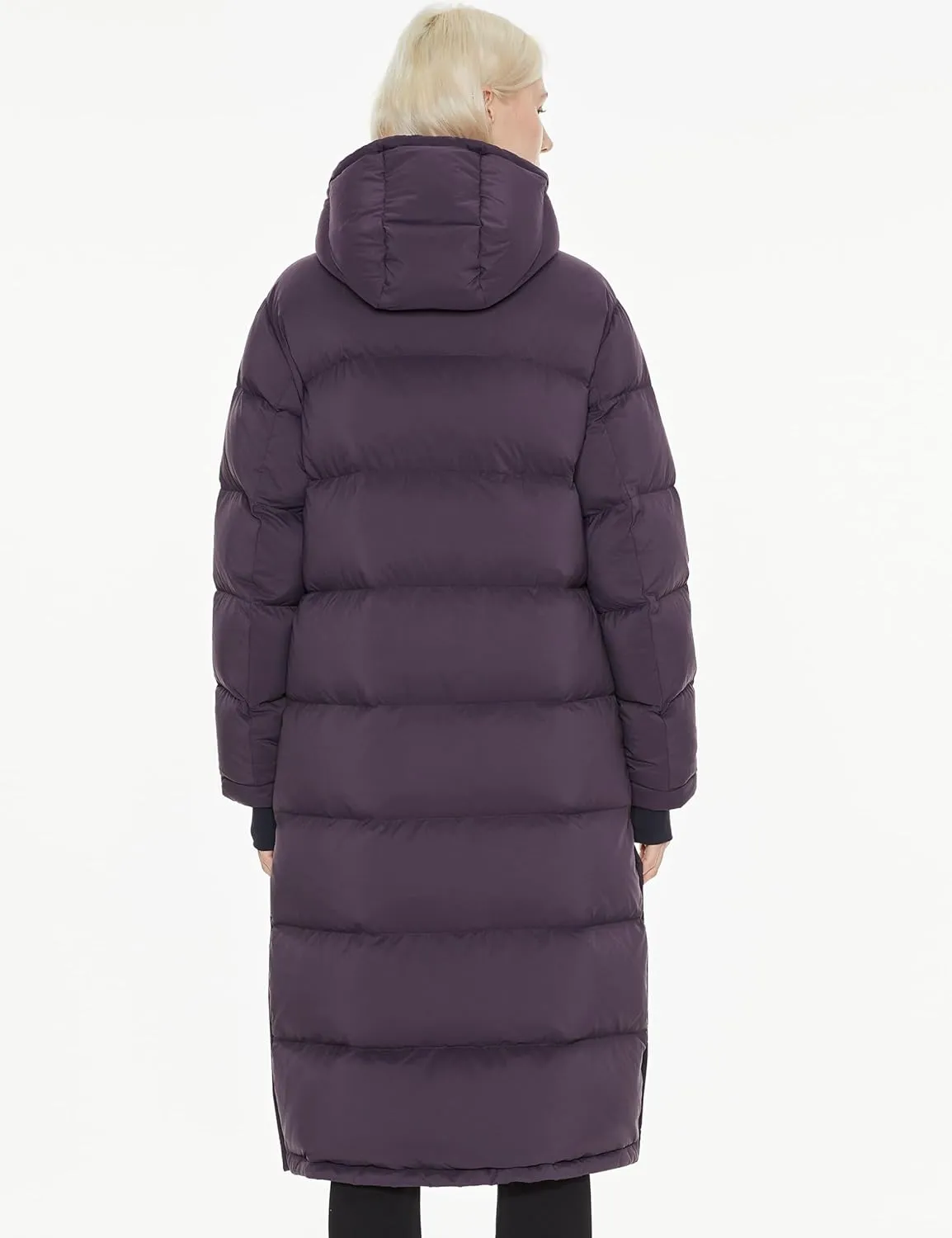 Orolay Women's Maxi Puffer Jacket Winter Warm Down Coat Casual Loose Jacket with Detachable Hood
