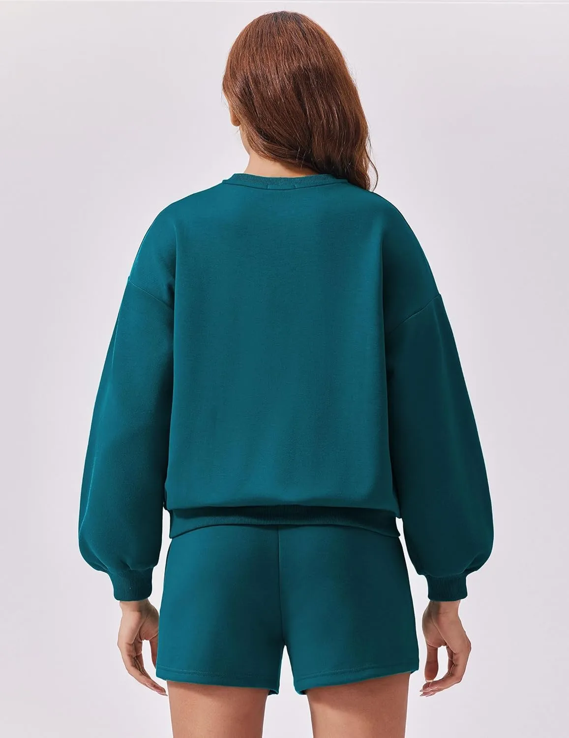 PINSPARK Two Piece Sets for Women 2024 Fall Outfits Sweatsuit 4 Pockets Sweat Short Sets Casual Matching Set Travel Tracksuit