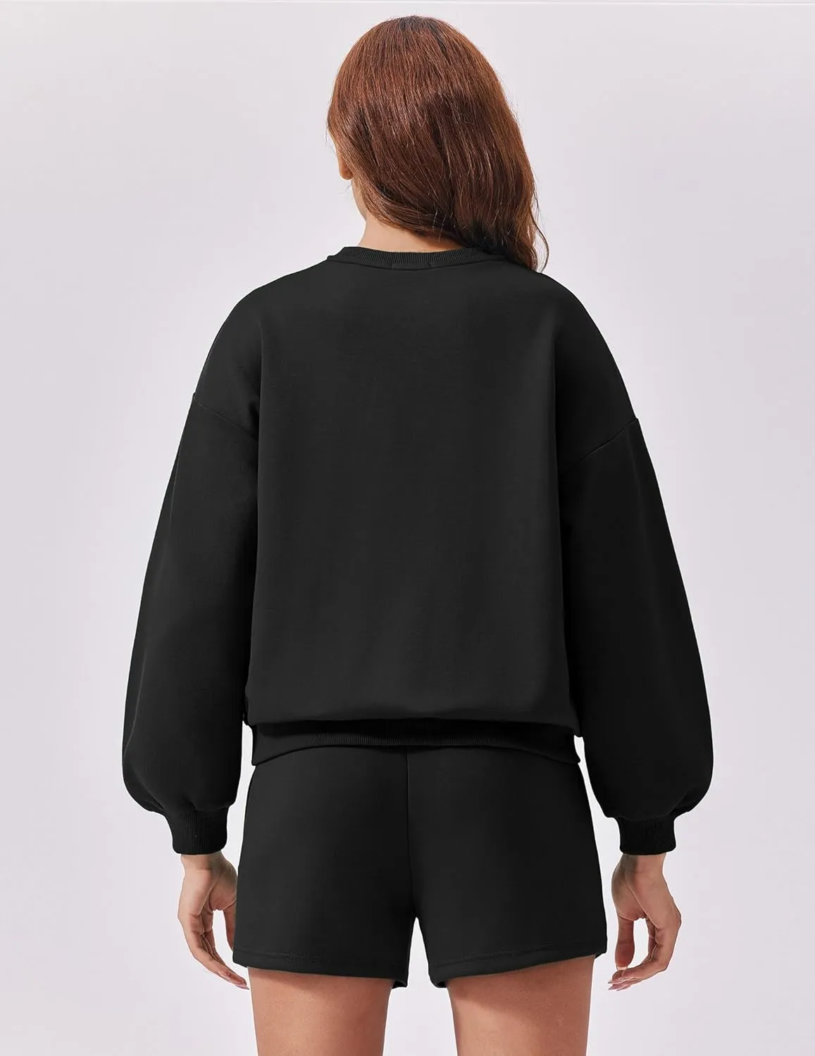 PINSPARK Two Piece Sets for Women 2024 Fall Outfits Sweatsuit 4 Pockets Sweat Short Sets Casual Matching Set Travel Tracksuit