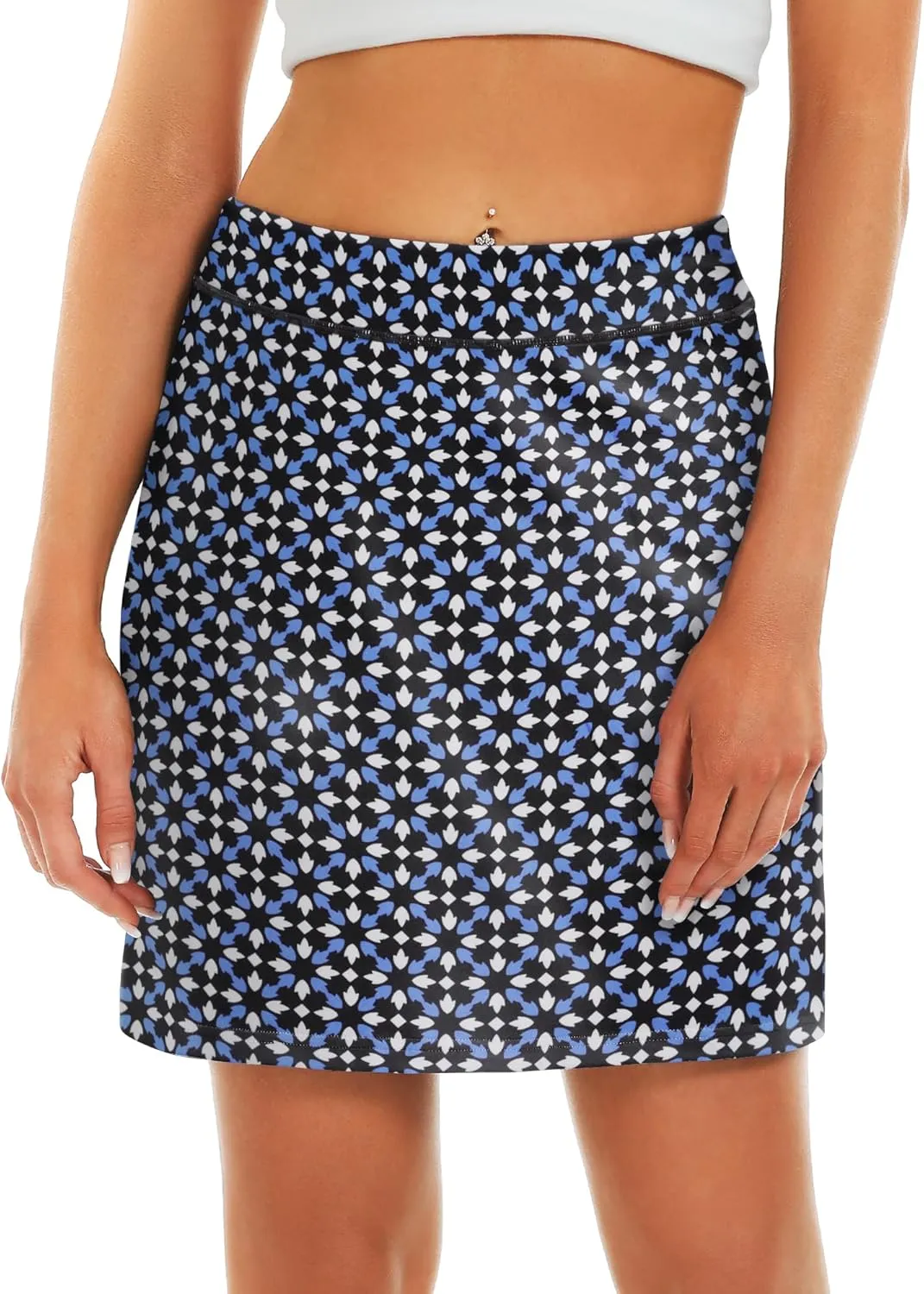 Stelle Women's Athletic Skorts 17" Golf Skirts Inner Shorts Tennis Skort with 2 Pockets Running Sports Pickleball Skirt