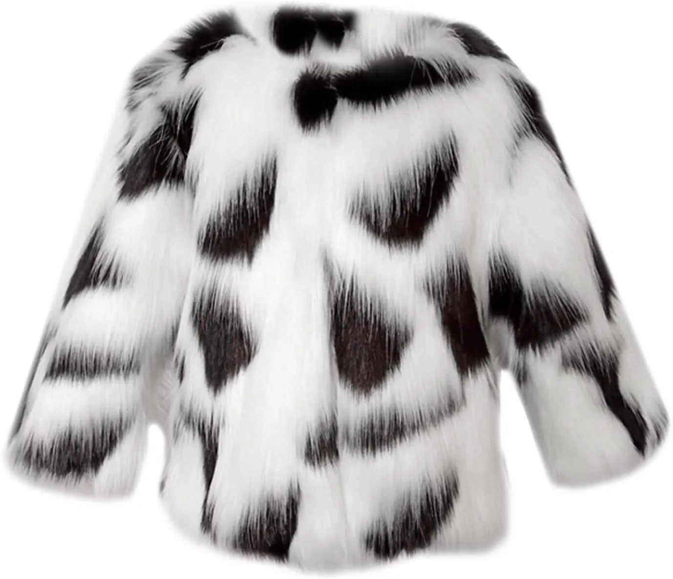 Toddler Baby Girls Shaggy Faux Fur Coat Jacket Fuzzy Cute Warm Winter Kids Clothes Fluffy Thick Outerwear Overcoat
