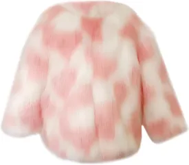 Toddler Baby Girls Shaggy Faux Fur Coat Jacket Fuzzy Cute Warm Winter Kids Clothes Fluffy Thick Outerwear Overcoat