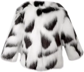 Toddler Baby Girls Shaggy Faux Fur Coat Jacket Fuzzy Cute Warm Winter Kids Clothes Fluffy Thick Outerwear Overcoat
