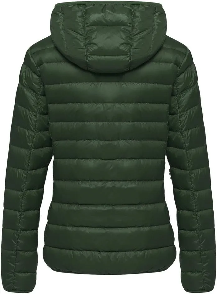 Wantdo Women's Hooded Packable Ultra Light Weight Short Down Jacket